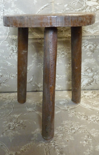 Tabouret traite tripode - tabouret,
