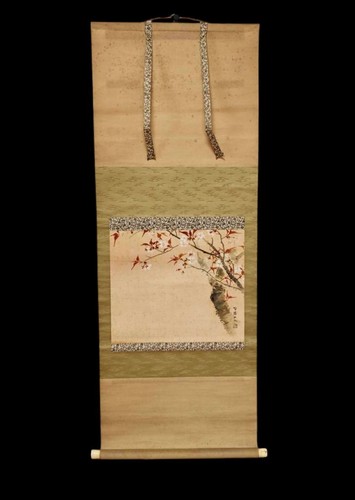 Peinture printemps sur - peinture, soie