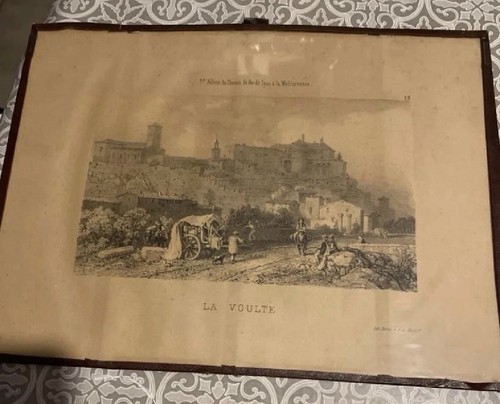Affiche ancienne cadre - affiche,