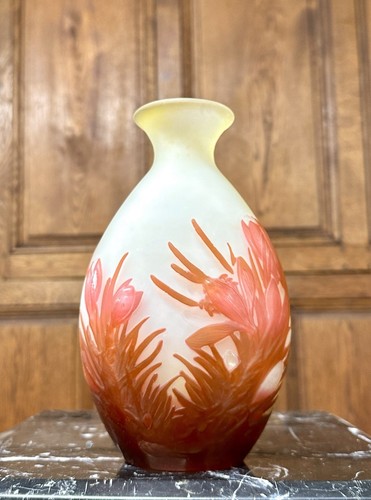 Emile gallé vase soufflé - emile,