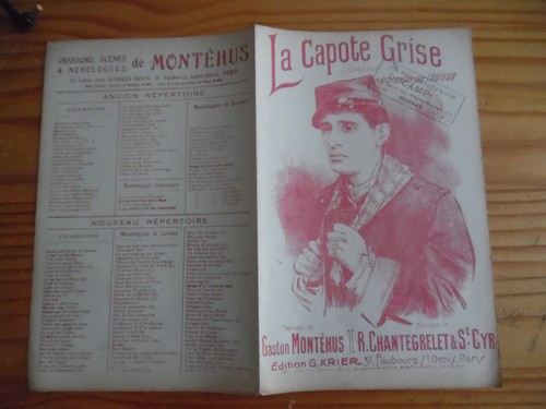 Partition militaria 1914 - partition, la