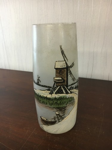 Vase décor émaillé - , jem