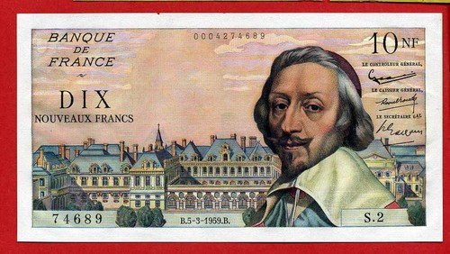 Francs richelieu - 10,