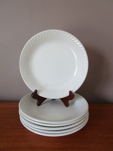 Assiettes creuses blanches - 6,