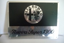 plaque peinte alfa romeo nova super 1300 aluminium painted plate alfa romeo 