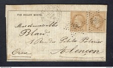 LE GENERAL ULRICH Certain - BALLON MONTE YT N°28(2) sur Gazette N° 7 /Certificat