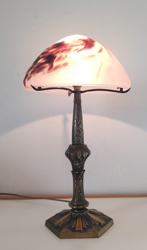 Lampe style art nouveau - art, bronze