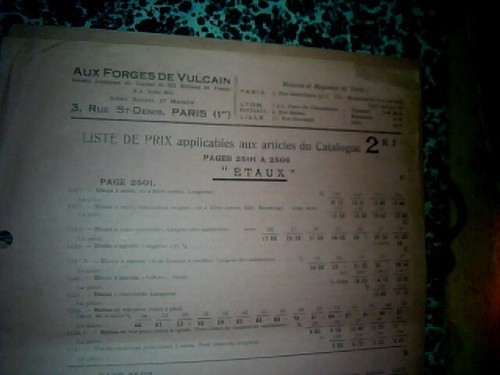 Vieille facture année - vieille, 1928