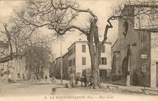 CPA LA ROQUEBRUSSANNE VAR PLACE GUEIT