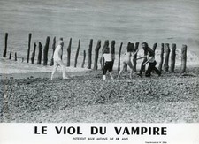 SEXY SOLANGE PRADEL LE VIOL DU VAMPIRE JEAN ROLLIN 1968 VINTAGE PHOTO ORIGINAL 1