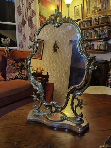 Miroir table bronze - de,
