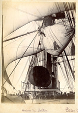 France, Arrivée du Postillon Vintage albumen print Tirage albuminé  12x17 