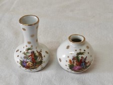 Objets déco miniatures 2 Vases en Porcelaine de Limoges