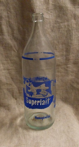 Ancienne bouteille lait - bouteille, de