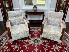 Paire de Fauteuils Art Déco -