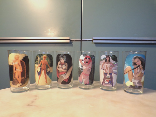 Verre pin 1960 - pin, up