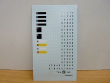 SET DECALCOMANIES PLAQUE IMMATRICULATION GENDARMERIE 1/43 Transfer