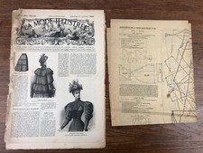 LA MODE ILLUSTREE Année 1893  # 38  avec son PATRON  / PATTERN