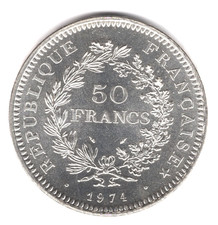 50 Francs Hercule 1974 en