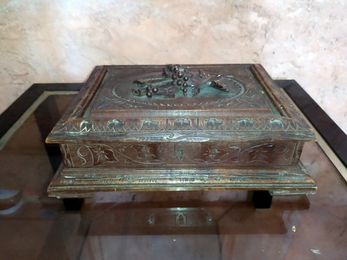 Ancienne boite bois - en,