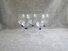 5 verres à vin pied boule