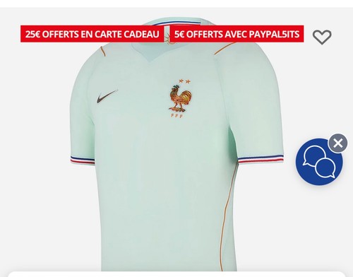 Maillot equipe france 26 - de, 25/26
