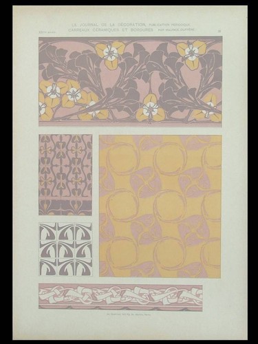 Decor art nouveau - decor,