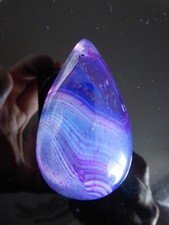 Pendentif larme en agate
