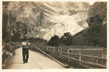 Carte postale, souffleurs de cor des Alpes et glaciers supérieurs (AB) 20208