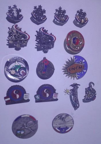 Lot insignes ski - de, de