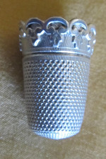 Ancien dé à coudre en argent