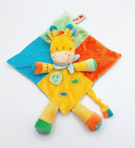Doudou plat girafe nicotoy - plat,
