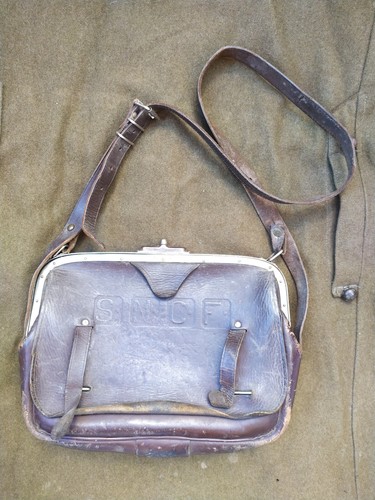 Sncf sacoche cuir de chef - sncf,