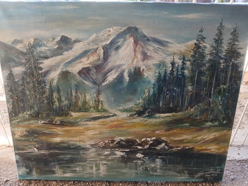 Tableau paysage montagne