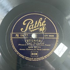 78 rpm Rina KETTY- J'attendrai...aus dem Film Das Boot-ORIGINAL- PATHE PA 1477