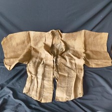 Jinbaori D'Été Antique Japonais / Gilet Kimono / Haori Avec Blason Familial