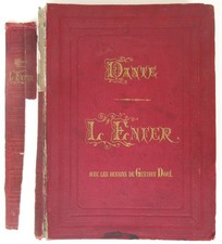 DANTE ALIGHIERI GUSTAVE DORE L'ENFER 1862 LA DIVINE COMEDIE 76 SUPERBES PLANCHES