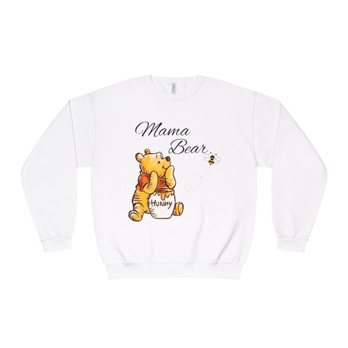 Mama bear winnie pooh - pooh, crewneck