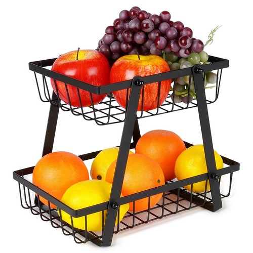 Panier métallique noir - panier,