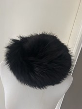 Chapka vison véritable noire