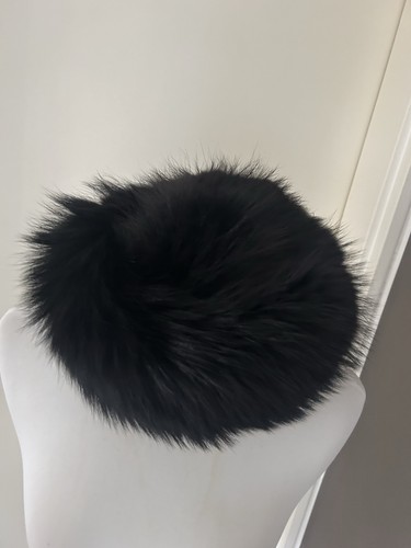 Chapka vison véritable noire