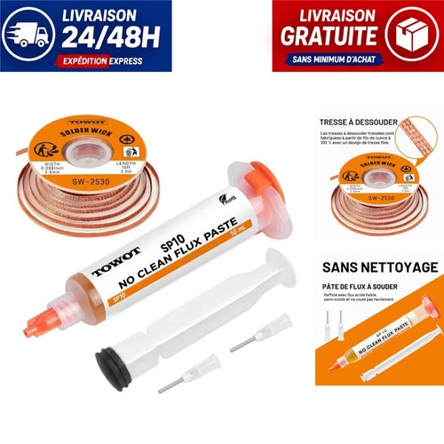 Kit dessoudage tresse cuivre - , 3