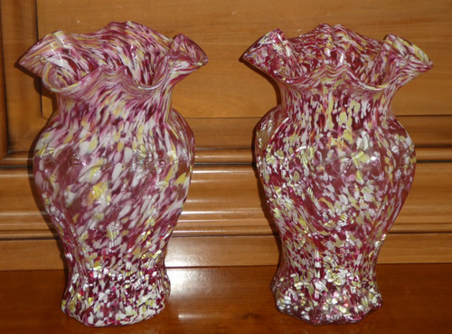 Paire vases legras série - paire,