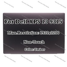 Brun 13" Dell XPS 13 9315 FHD LCD Non-Tactile Écran Assemblage Affichage Complet