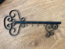 porte-clés mural en forme de clé fer forgé vintage déco rétro PORT OFFERT