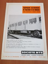 MICRO DOCUMENTATION TECHNIQUE MP59 RATP SOCIÉTÉ MTE JEUMONT-SCHNEIDER