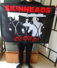 Drapeau skinheads Oi ! Oi ! Oi