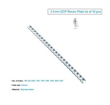 Plaque DCP Recon 3,5 Mm Lot De