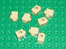 8 x LEGO Tan Brick 1 x 1 with
