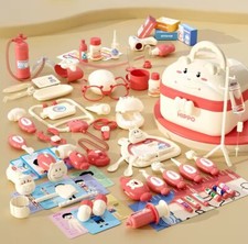 Kit Docteur Enfant 37/58/72 pcs 🎁 Mallette Médicale LED avec Sons et Lumières